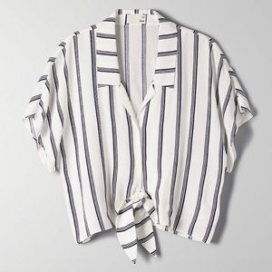 Wilfred Free Tie-Front Blouse